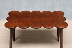 Exceptional Swedish Modern Cloud Form Mahogany Coffee Side Table 1940s - 4391292