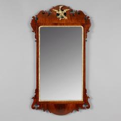 Exceptional Transitional Chippendale Parcel Gilt Mirror with Carved Phoenix - 308760