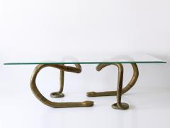 Exceptional Two Python Based Solid Brass Coffee Table Germany 1980s - 2609572