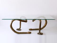 Exceptional Two Python Based Solid Brass Coffee Table Germany 1980s - 2609573