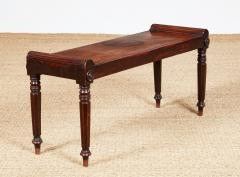 Exceptional William IV Mahogany Hall Bench - 3928937