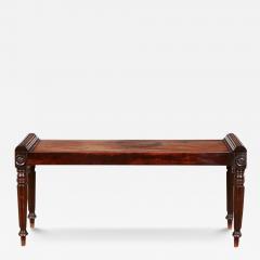 Exceptional William IV Mahogany Hall Bench - 3931121