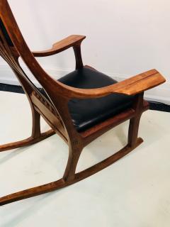 Exceptional and Monumental Rosewood Rocking Chair by Stephen ODonnell - 739176