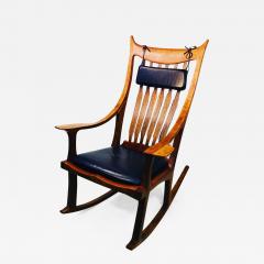 Exceptional and Monumental Rosewood Rocking Chair by Stephen ODonnell - 739534