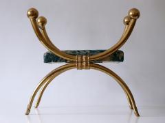 Exceptionally Beautiful Mid Century Modern Brass Bench or Stool 1950s Italy - 2624146