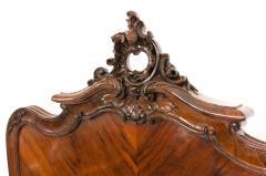 Exceptionally Hand Carved Matching Pair Single Bed - 1131395