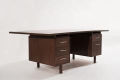 Executive Walnut Desk by Harvey Probber C 1950s - 2619233