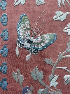 Exhibited Framed Fine Chinese Embroidery Silk Panel Qing Dynasty - 2744382