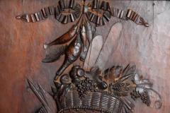 Exhibition quality 19th century Continental fruitwood trophy carving - 4774382