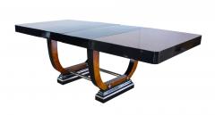 Expandable Art Deco Dining Table Thuja Roots Lacquered France circa 1930 - 4267843