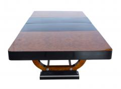 Expandable Art Deco Dining Table Thuja Roots Lacquered France circa 1930 - 4267844