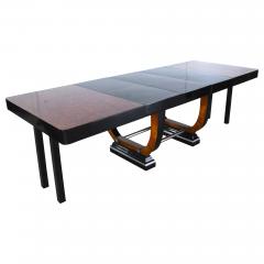 Expandable Art Deco Dining Table Thuja Roots Lacquered France circa 1930 - 4267845