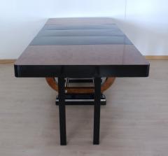 Expandable Art Deco Dining Table Thuja Roots Lacquered France circa 1930 - 4267847