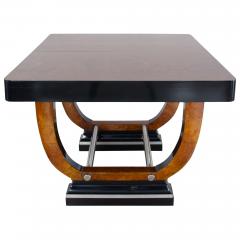 Expandable Art Deco Dining Table Thuja Roots Lacquered France circa 1930 - 4581072