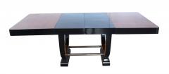Expandable Art Deco Dining Table Thuja Roots Lacquered France circa 1930 - 4581075