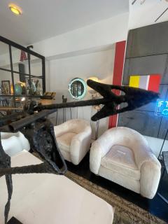 Expressionist Bronze Sculpture on Stone and Bronze Base - 3997629