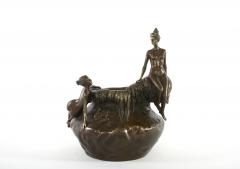 Exquisite Art Nouveau Style Bronze Piece Vase - 2472081