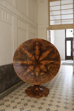 Exquisite Biedermeier Walnut Table Vienna c 1825  - 3589934