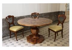 Exquisite Biedermeier Walnut Table Vienna c 1825  - 3589935