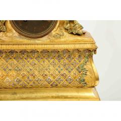 Exquisite French Charles X Ormolu Orientalist Sultana Figural Table Clock - 1174734