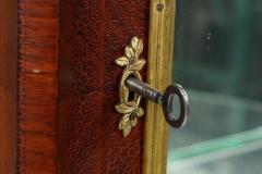 Exquisite French Louis XV Ormolu Mounted Kingwood Vitrine Cabinet c 1880 - 700706