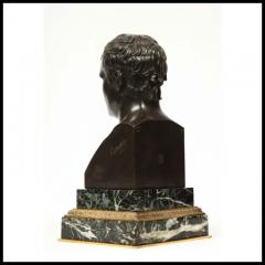 Exquisite French Patinated Bronze Bust of Emperor Napoleon I after Canova 1820 - 3880762
