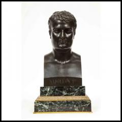 Exquisite French Patinated Bronze Bust of Emperor Napoleon I after Canova 1820 - 3880763
