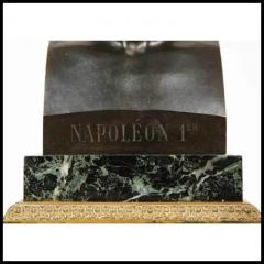 Exquisite French Patinated Bronze Bust of Emperor Napoleon I after Canova 1820 - 3880793