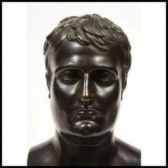 Exquisite French Patinated Bronze Bust of Emperor Napoleon I after Canova 1820 - 3880794