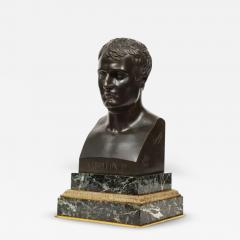 Exquisite French Patinated Bronze Bust of Emperor Napoleon I after Canova 1820 - 3884010