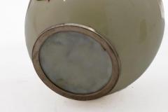 Exquisite Japanese Cloisonn Enamel Vase with Persimmons on Ivory Ground - 4556802