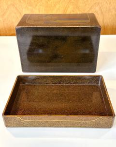 Exquisite Japanese Lacquer Maki e Hand Box Kobako Edo Period - 3659567