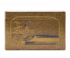Exquisite Japanese Lacquer Maki e Hand Box Kobako Edo Period - 3659573