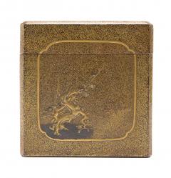 Exquisite Japanese Lacquer Maki e Hand Box Kobako Edo Period - 3659574
