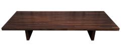 Exquisite Modern Solid Wenge Wood Low Coffee Table - 3247941