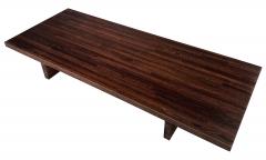 Exquisite Modern Solid Wenge Wood Low Coffee Table - 3247944