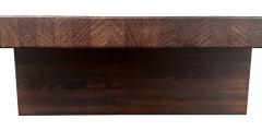 Exquisite Modern Solid Wenge Wood Low Coffee Table - 3247948
