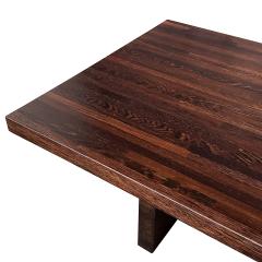 Exquisite Modern Solid Wenge Wood Low Coffee Table - 3247951