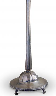 Exquisite Monumental Arts and Crafts Table Lamp in Silver by K Anderson - 680118