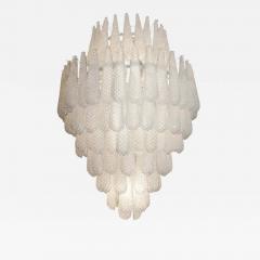 Exquisite Murano Honeycomb Glass Chandelier 72 H x 57 Dia Made to Order - 4333489