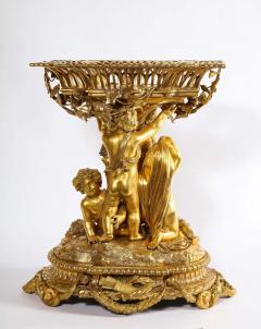 Exquisite Napoleon III French Ormolu Figural Basket Centerpiece Circa 1880 - 2685408