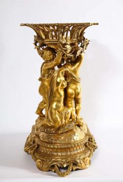Exquisite Napoleon III French Ormolu Figural Basket Centerpiece Circa 1880 - 2685411