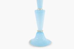 Exquisite Pair Venetian Glass Gold Flecks Table Lamps - 2479473