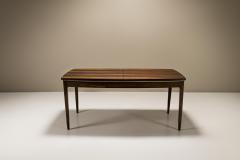 Extendable Boat Shaped Dining Table in Palissander Wood Denmark 1960s - 3467870