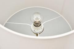 Extendable Brass Floor Lamp with Ribbed Stem Detail Europe 1940s - 4638581