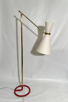 Extendable and articulated floor lamp by Maison Stablet France circa 1940 1950 - 3698382