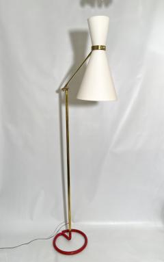 Extendable and articulated floor lamp by Maison Stablet France circa 1940 1950 - 3698383