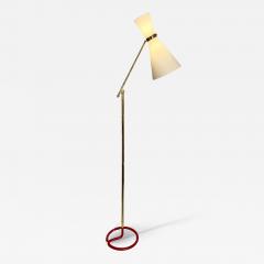 Extendable and articulated floor lamp by Maison Stablet France circa 1940 1950 - 3698734