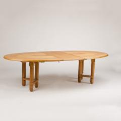 Extendable dining room table in solid oak with two additional leaves - 1661000