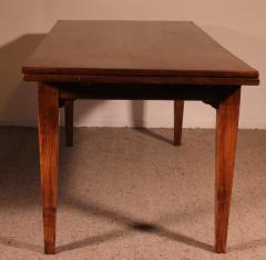 Extending Table In Cherrywood 19th Century louis XVI Feet - 3367008